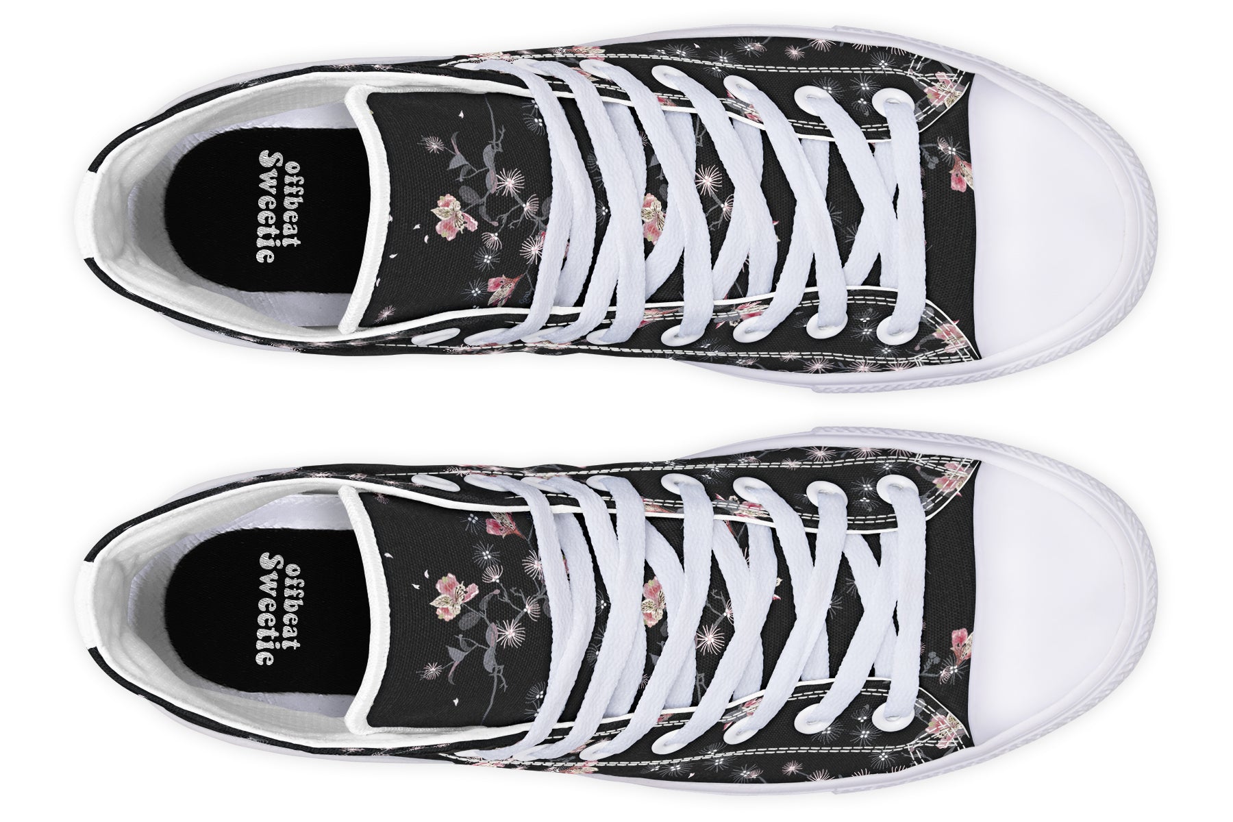 Night Garden High Tops - Offbeat Sweetie