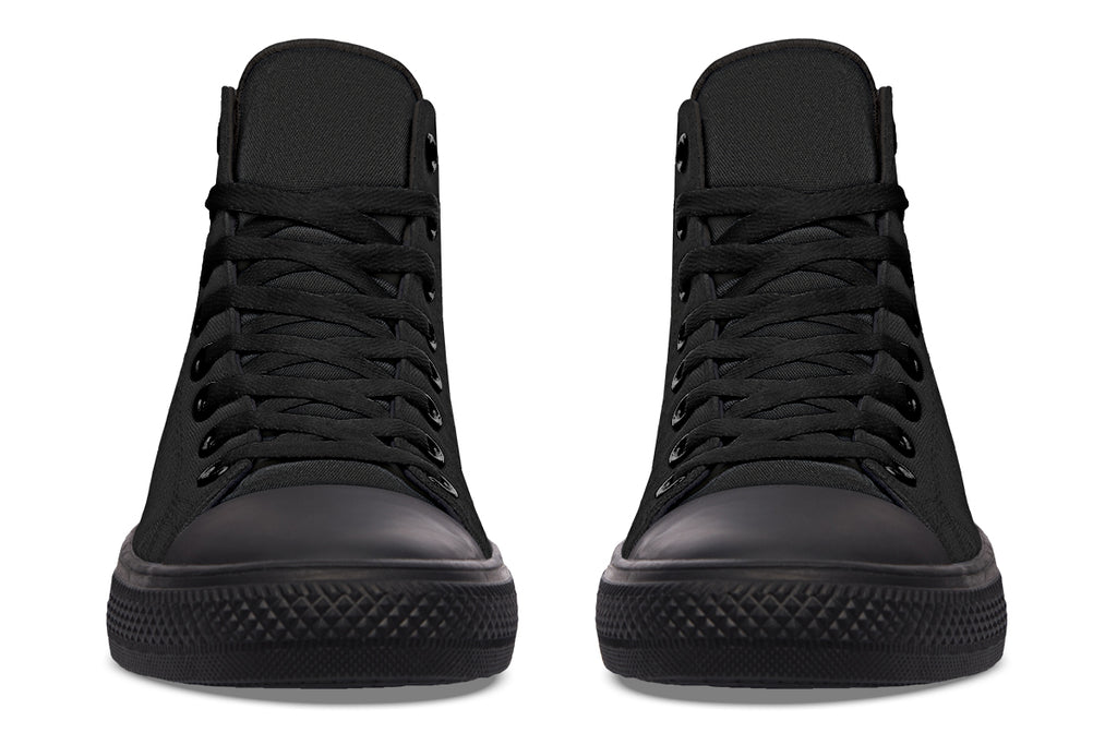 Paint It Black High Tops (Wide)