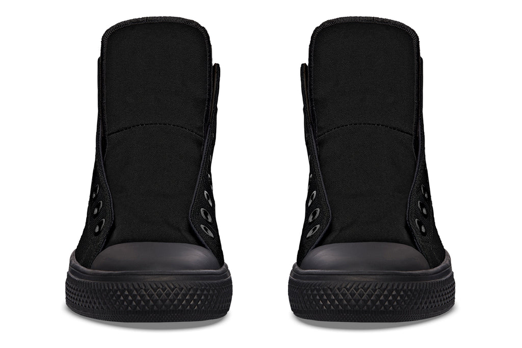 Paint It Black High Tops (Wide)