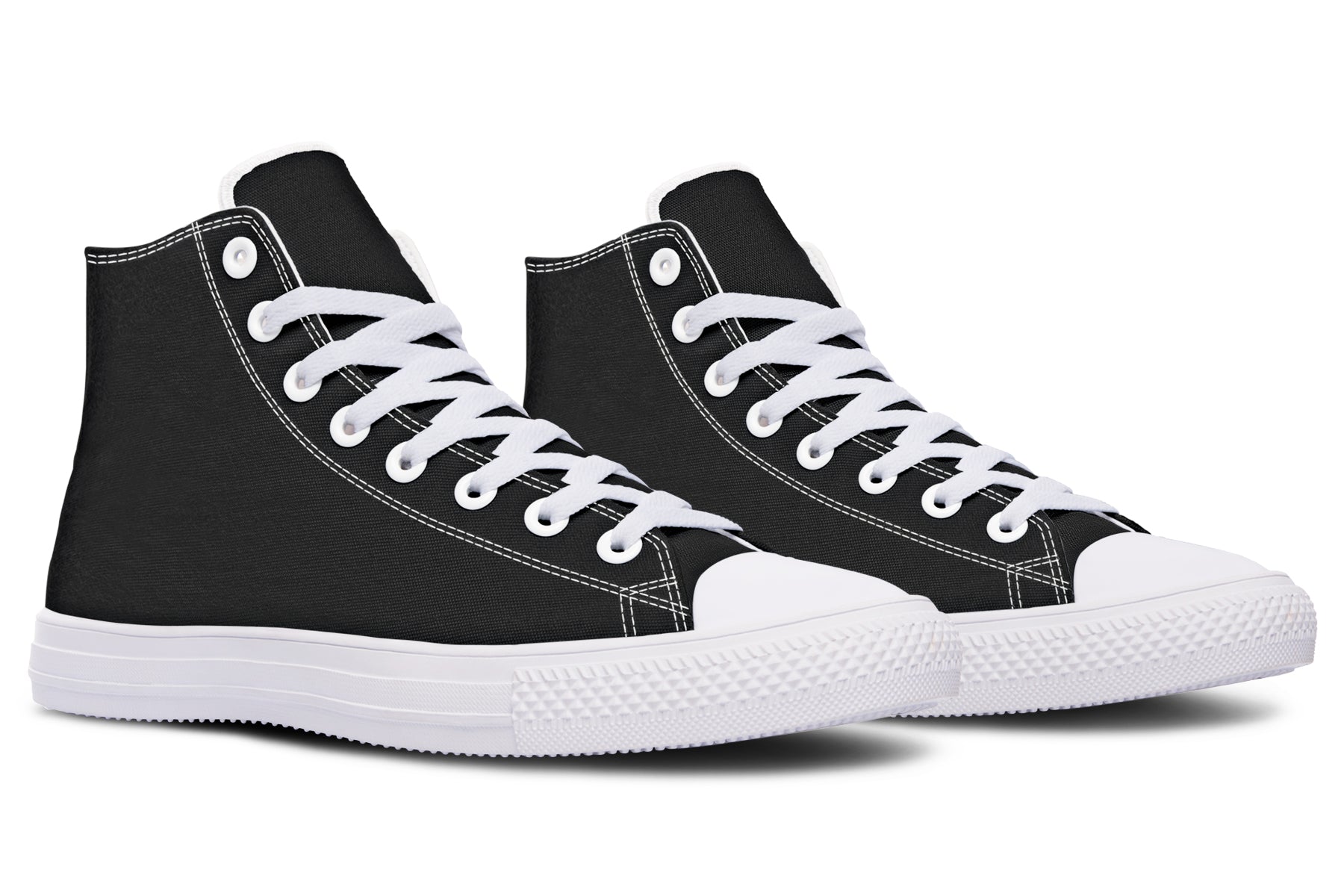 Paint It Black High Tops (Wide)
