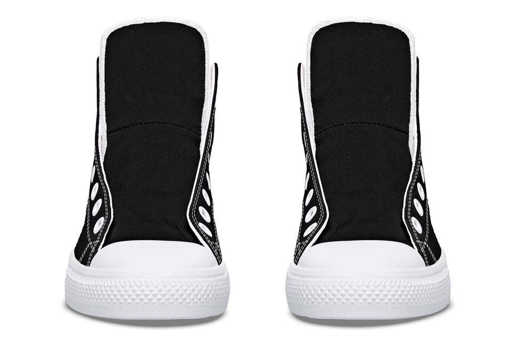 Paint It Black High Tops (Wide)