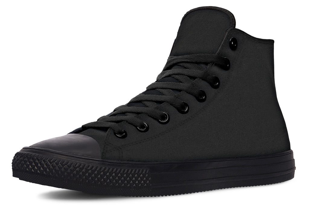 Paint It Black High Tops - Offbeat Sweetie