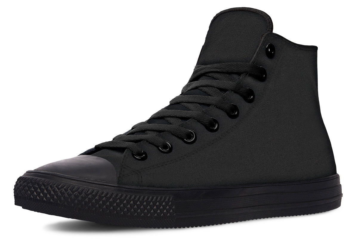 Paint It Black High Tops - Offbeat Sweetie