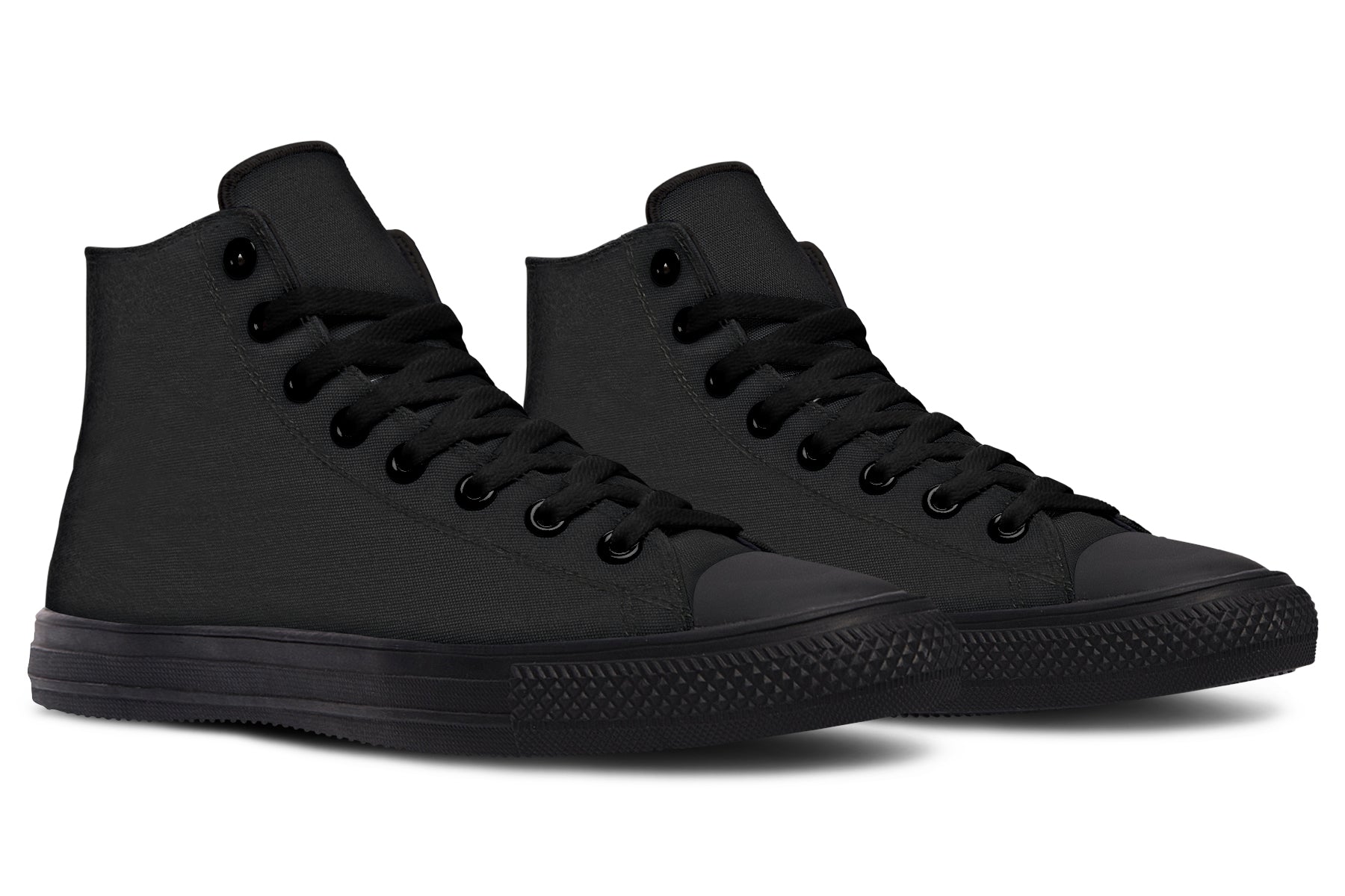 Paint It Black High Tops - Offbeat Sweetie