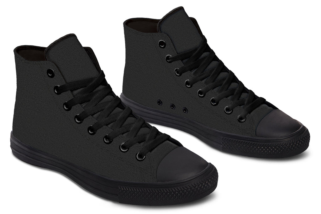 Paint It Black High Tops - Offbeat Sweetie