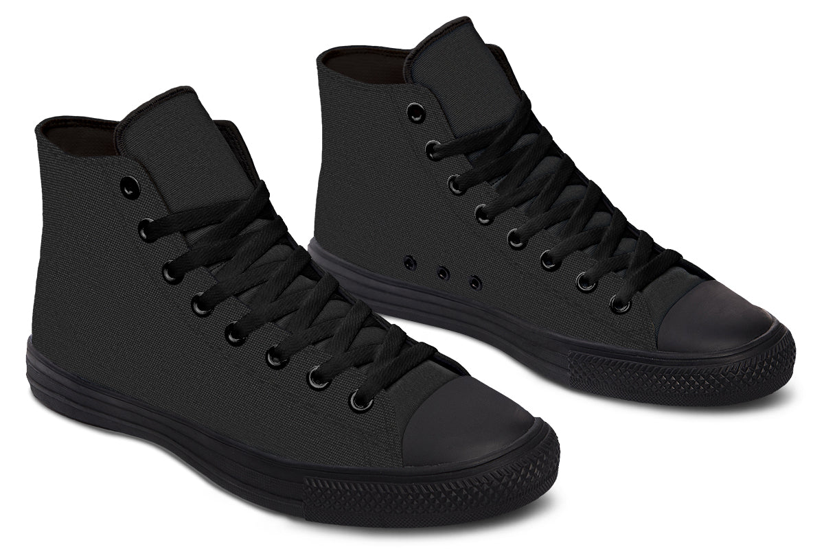 Paint It Black High Tops - Offbeat Sweetie