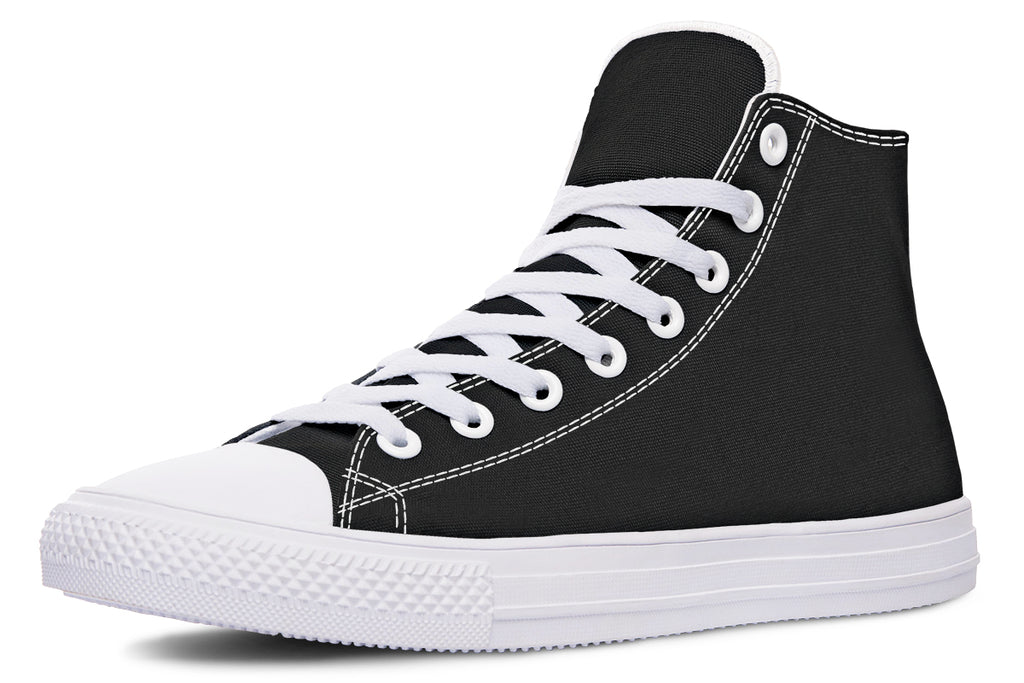 Paint It Black High Tops - Offbeat Sweetie