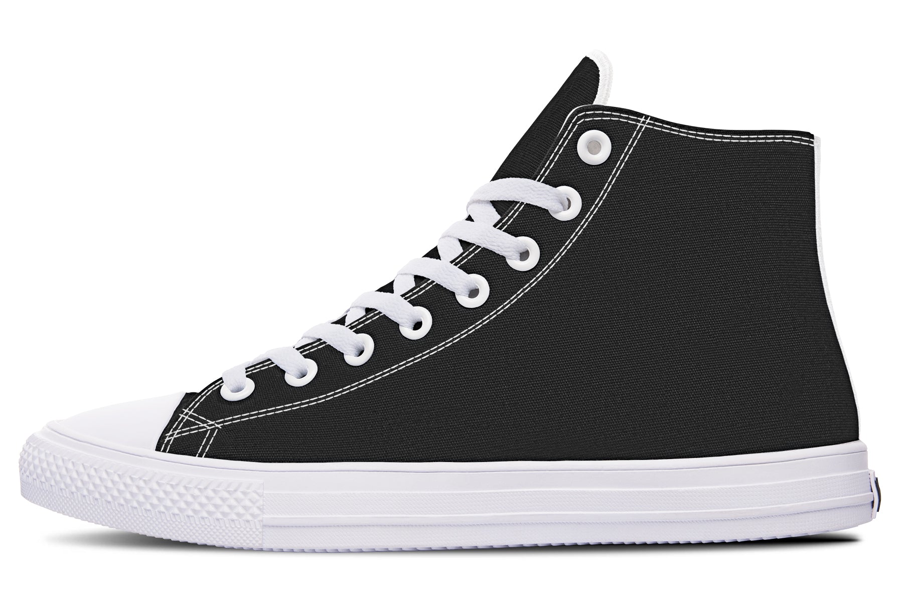 Paint It Black High Tops - Offbeat Sweetie
