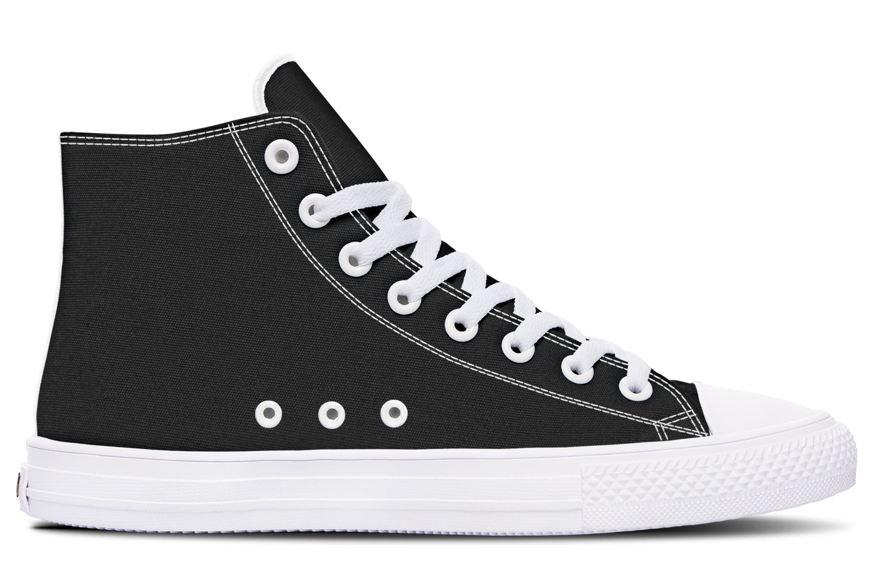 Paint It Black High Tops - Offbeat Sweetie
