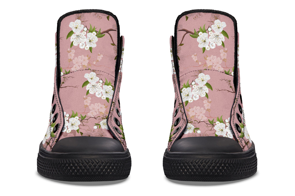 Peach Blossoms High Tops (Wide)