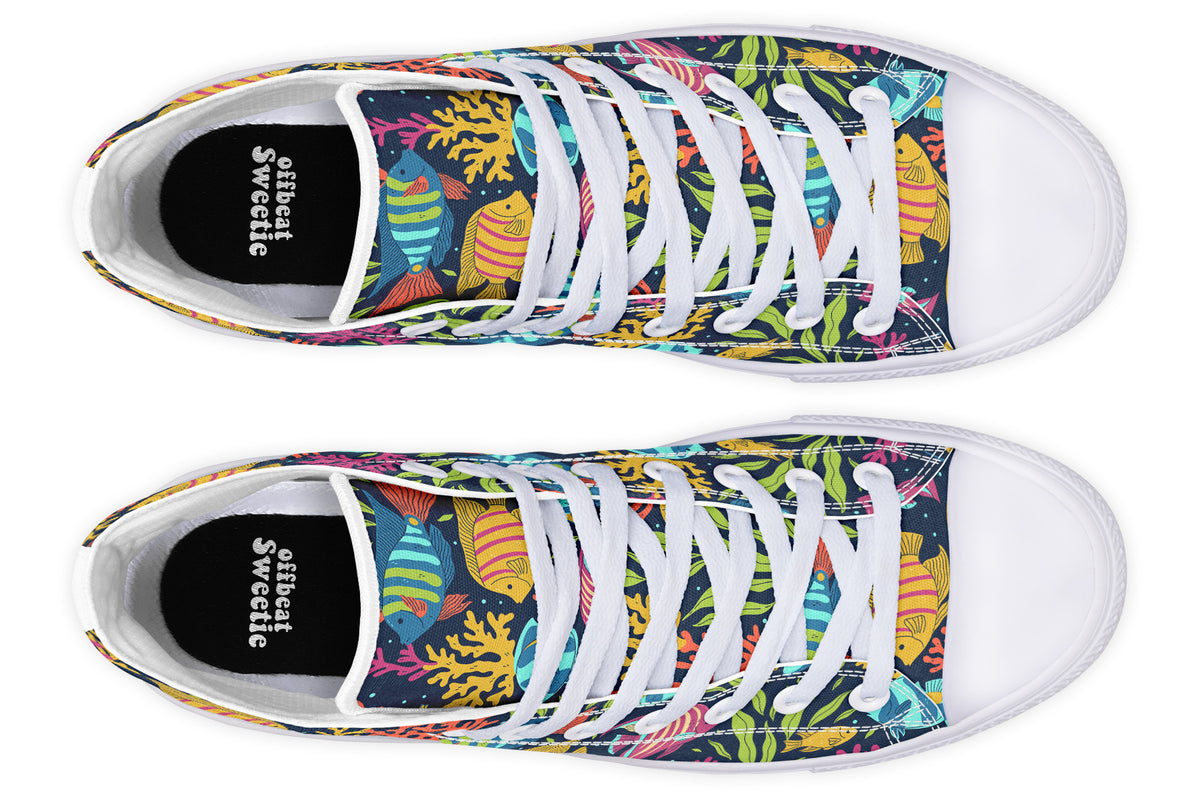 Plenty Of Fish High Tops (Wide)