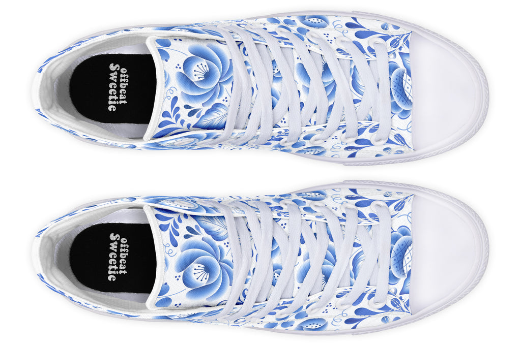 Porcelain High Tops - Offbeat Sweetie