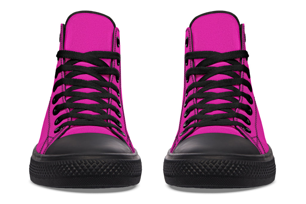 Pretty In Pink High Tops - Offbeat Sweetie