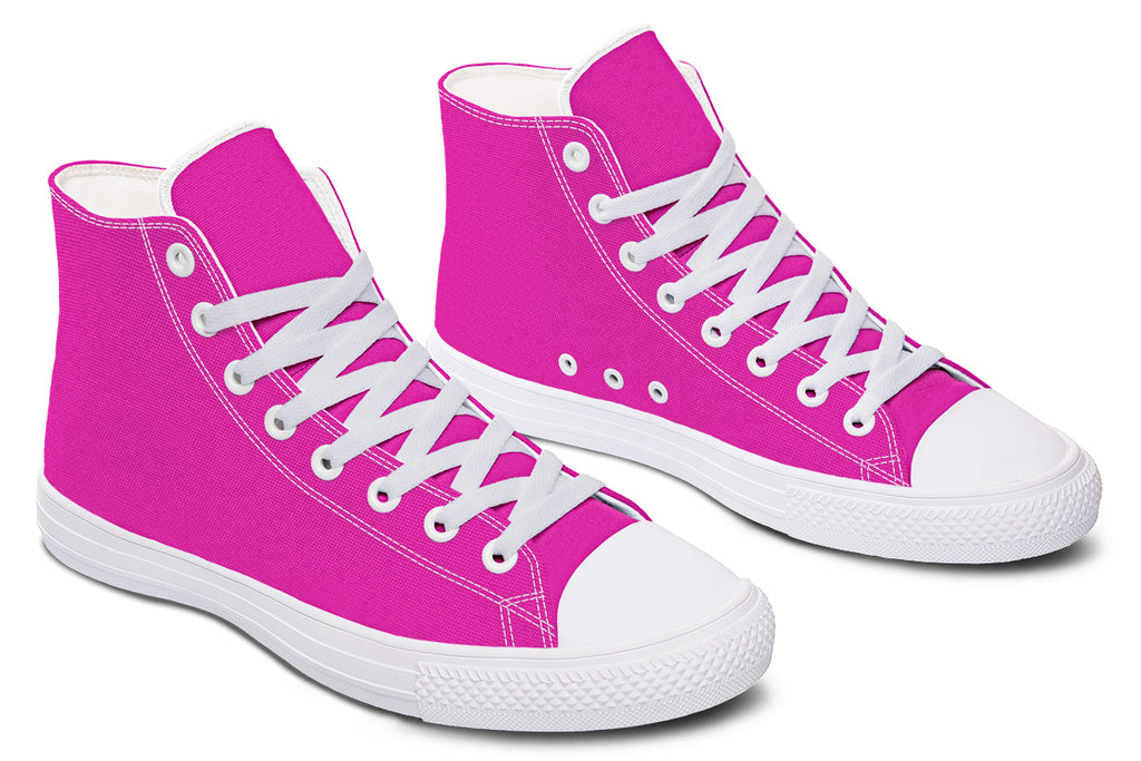 Pretty In Pink High Tops - Offbeat Sweetie
