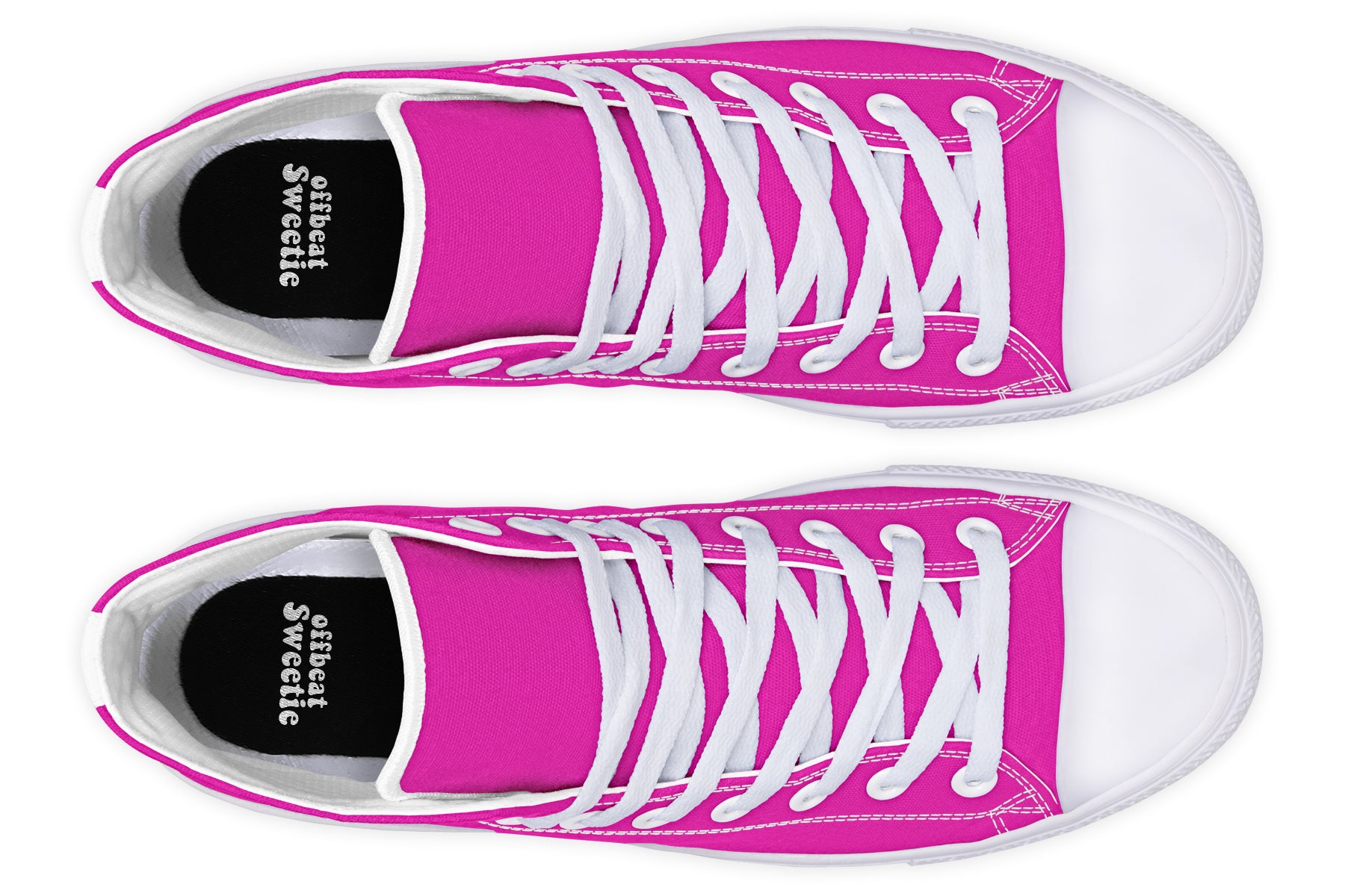 Pretty In Pink High Tops - Offbeat Sweetie