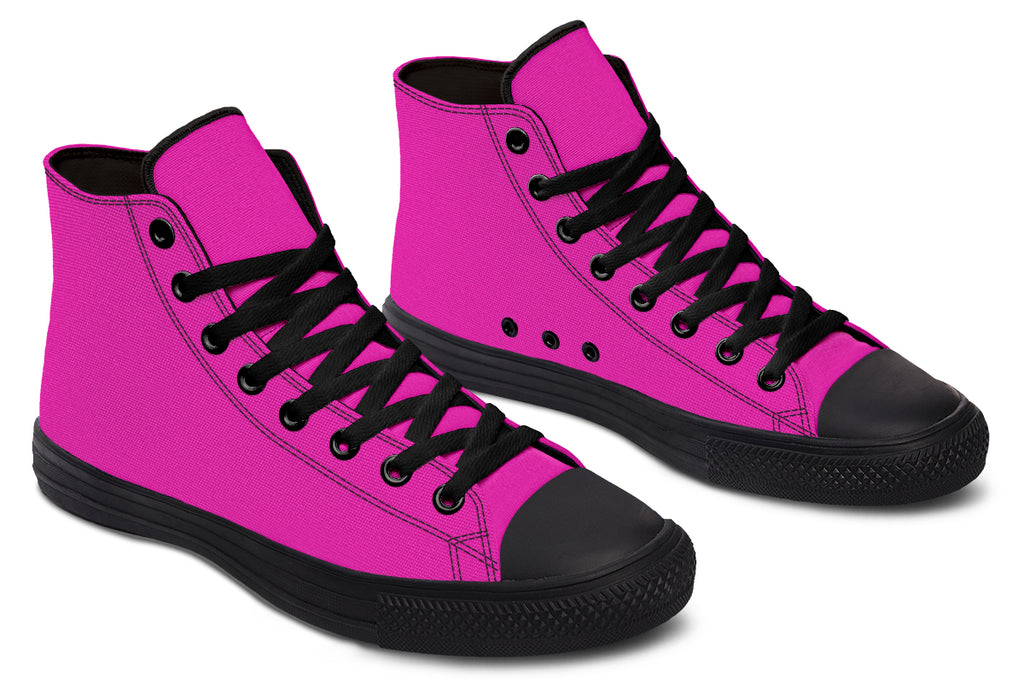 Pretty In Pink High Tops (Wide)