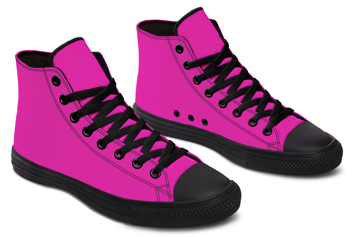 Pretty In Pink High Tops (Wide)