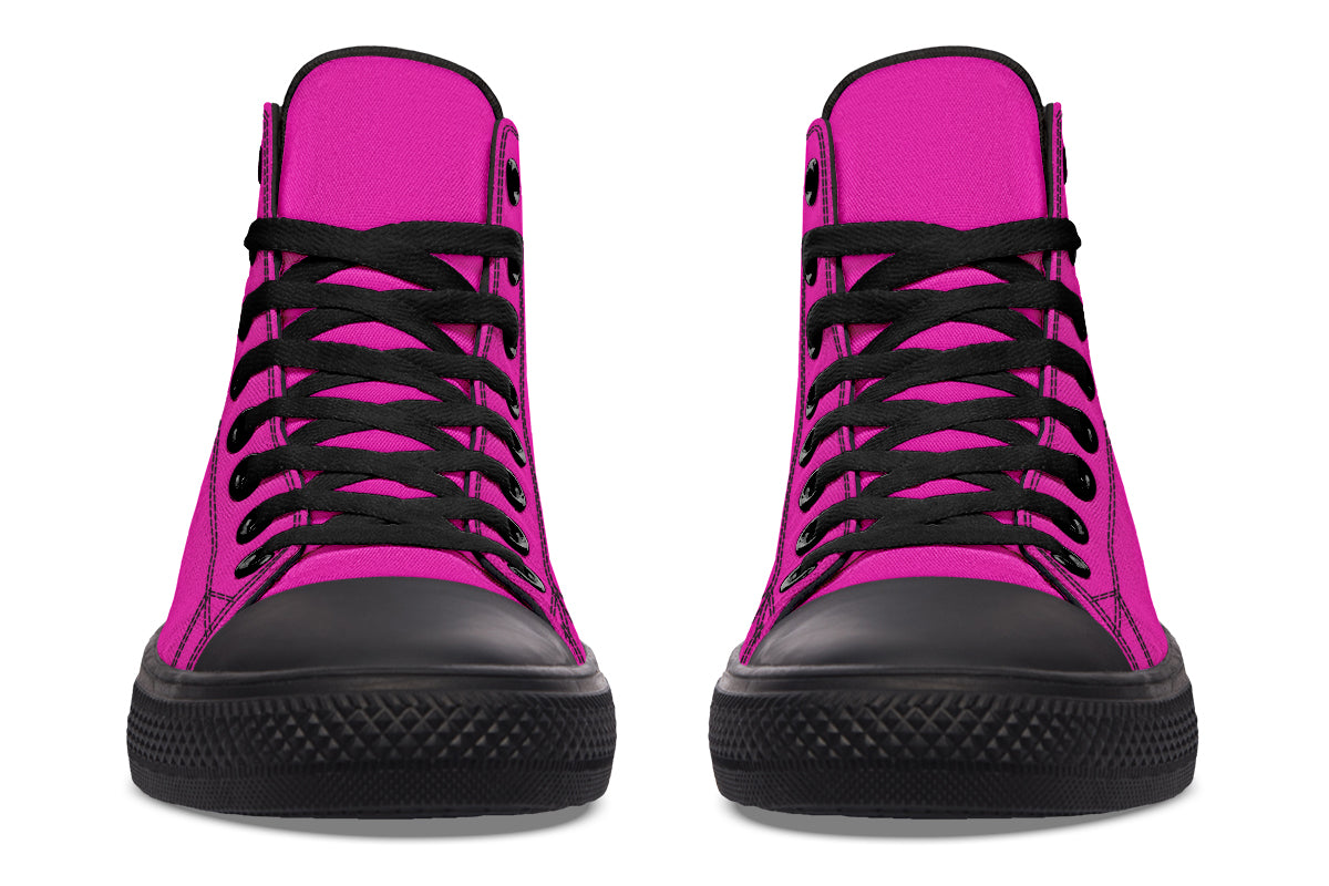 Pretty In Pink High Tops (Wide)
