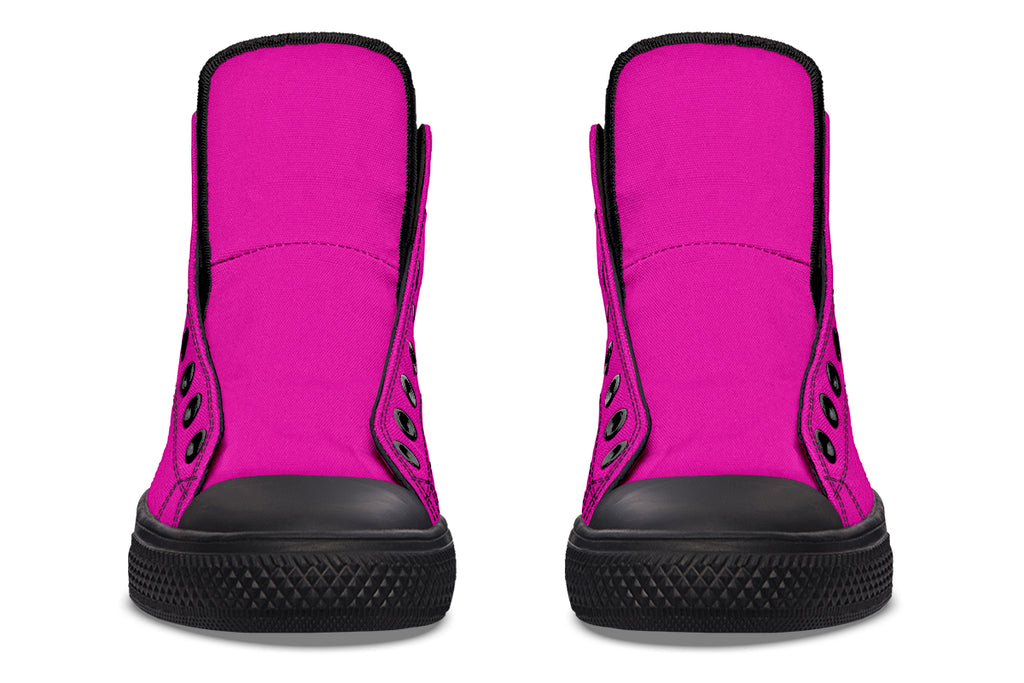 Pretty In Pink High Tops (Wide)