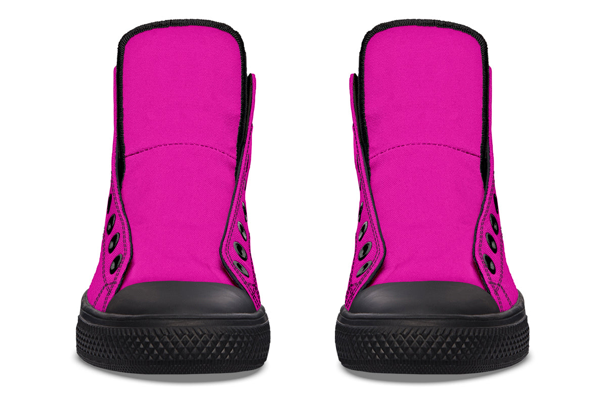 Pretty In Pink High Tops (Wide)