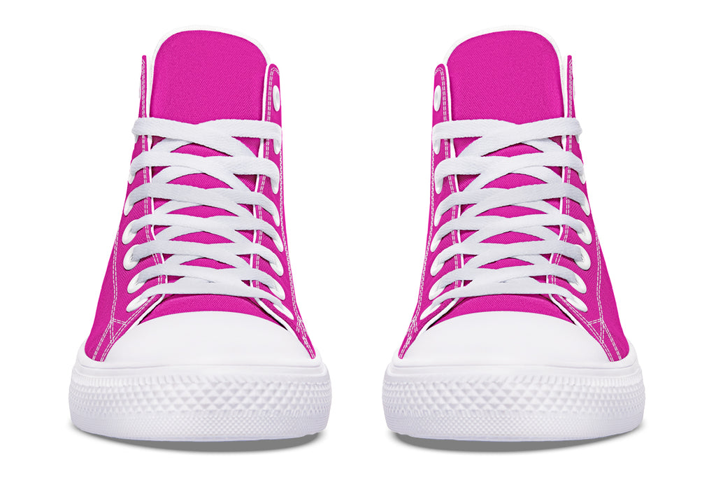 Pretty In Pink High Tops (Wide)