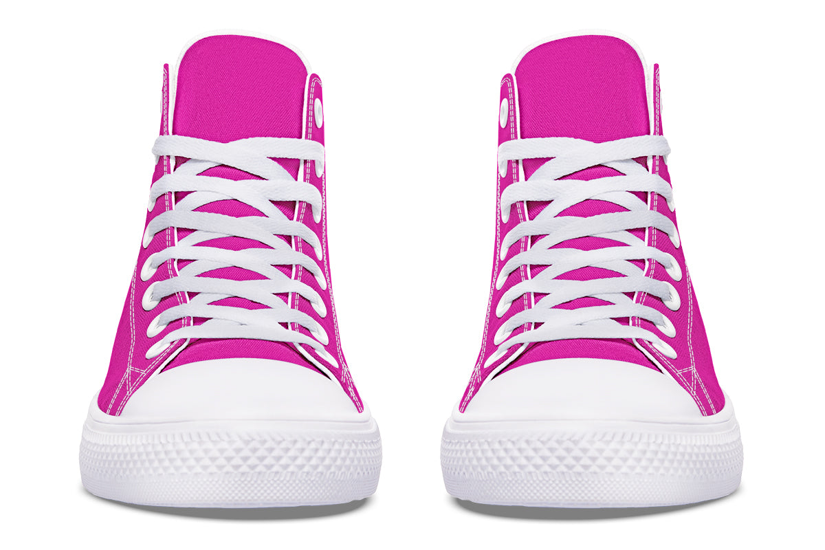 Pretty In Pink High Tops (Wide)