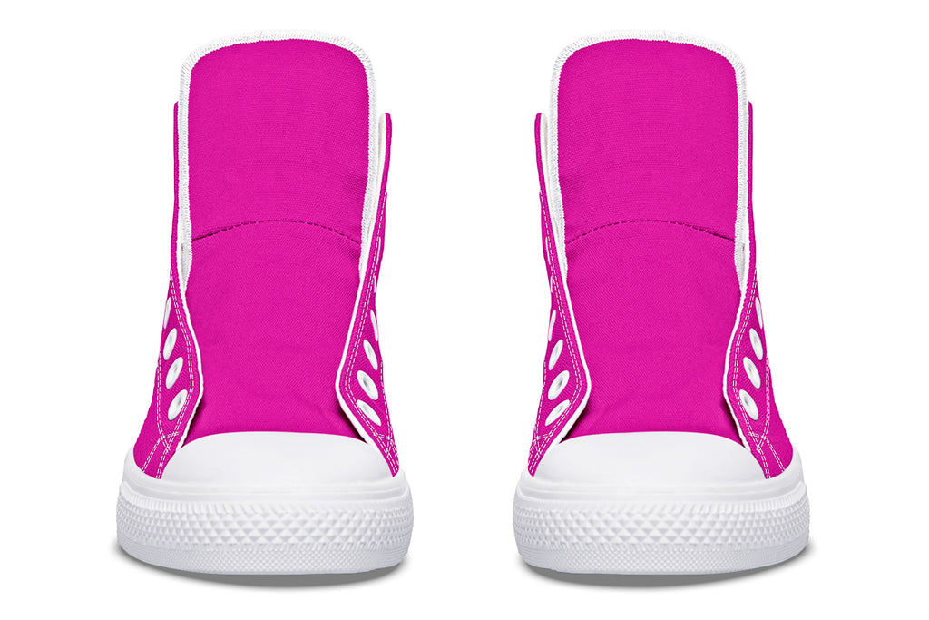 Pretty In Pink High Tops (Wide)