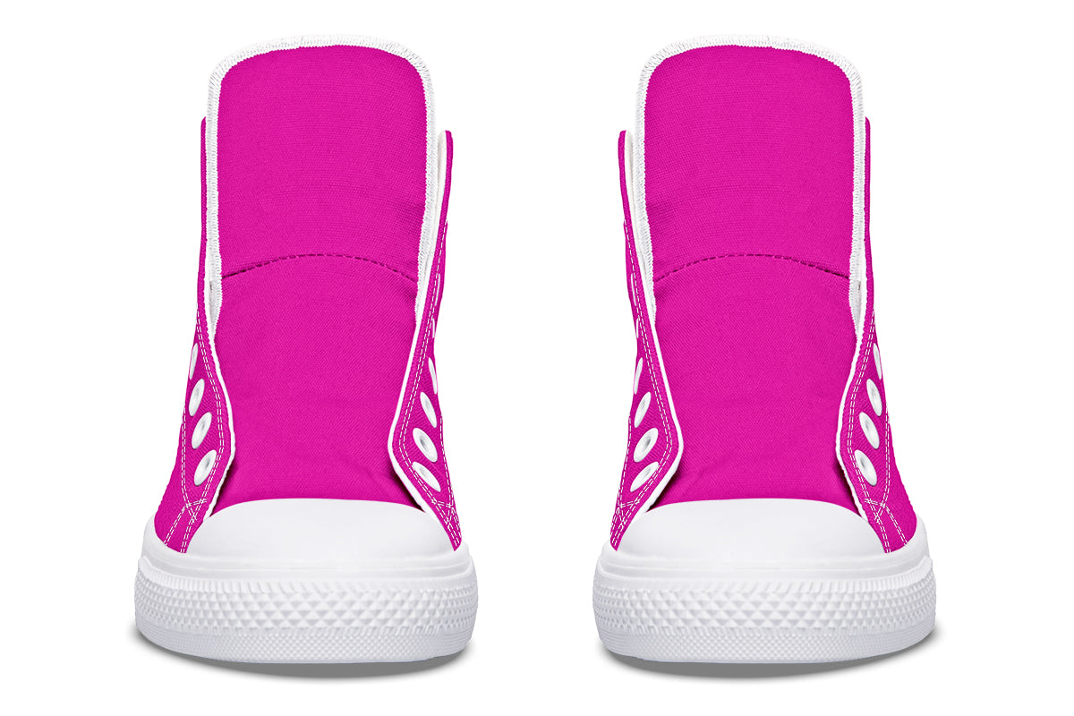 Pretty In Pink High Tops (Wide)