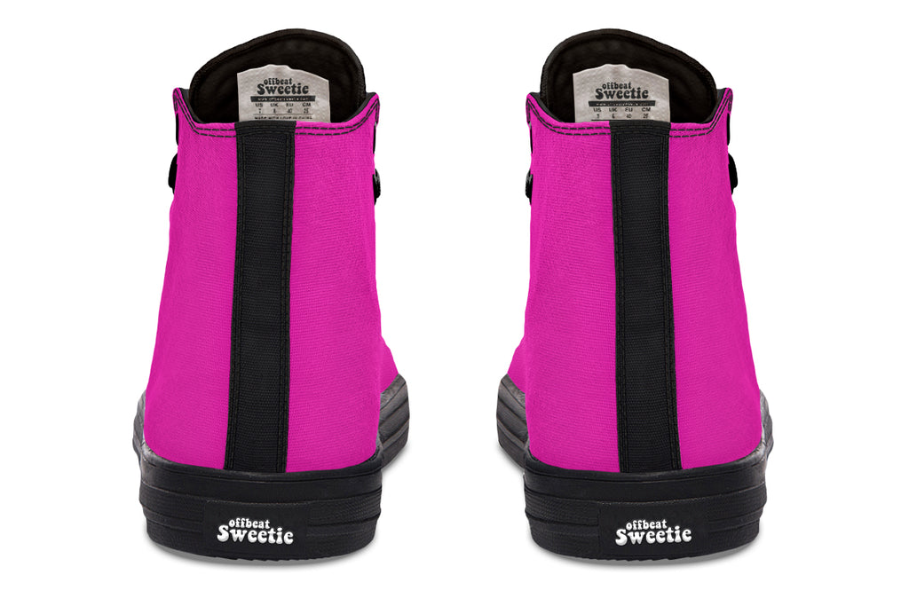Pretty In Pink High Tops (Wide)