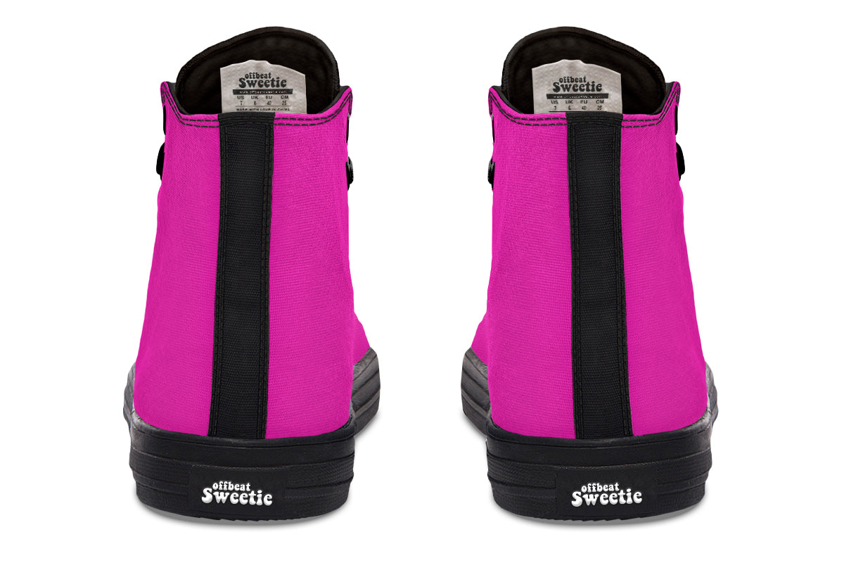 Pretty In Pink High Tops (Wide)