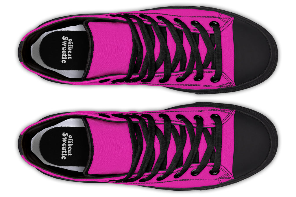 Pretty In Pink High Tops (Wide)
