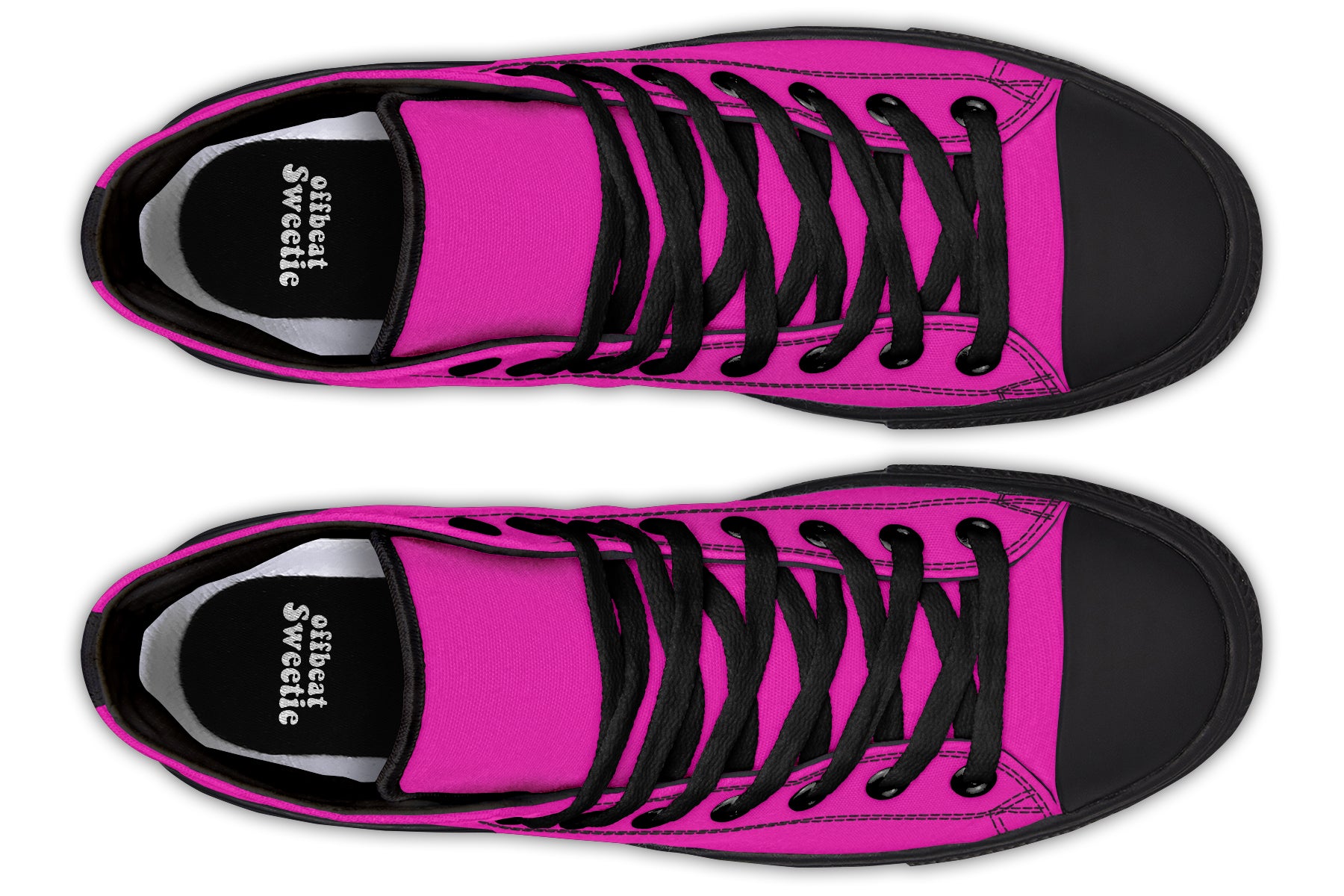 Pretty In Pink High Tops (Wide)