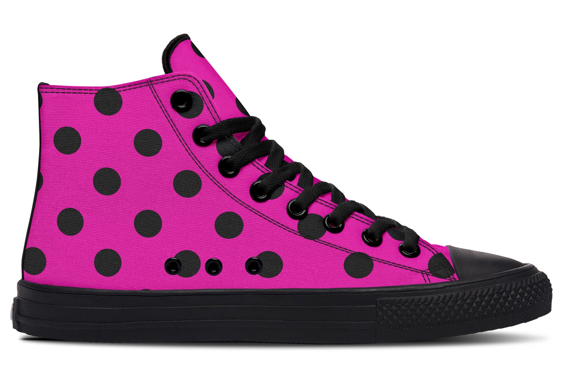 Pretty In Pink Polka Dot High Tops