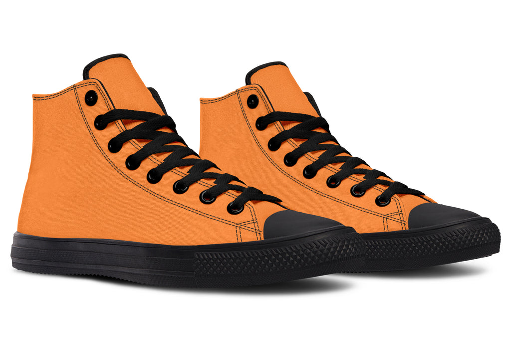 Pumpkin Pop High Tops - Offbeat Sweetie