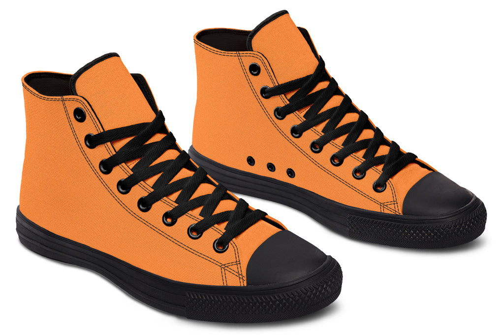 Pumpkin Pop High Tops - Offbeat Sweetie