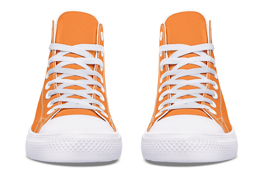 Pumpkin Pop High Tops - Offbeat Sweetie