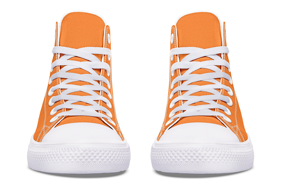 Pumpkin Pop High Tops - Offbeat Sweetie