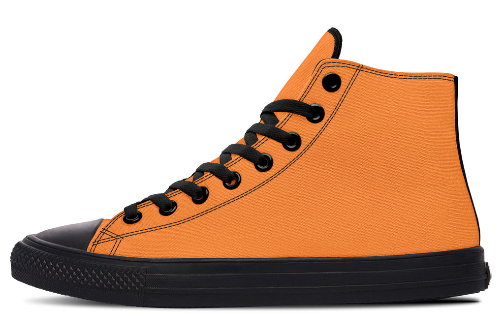 Pumpkin Pop High Tops - Offbeat Sweetie