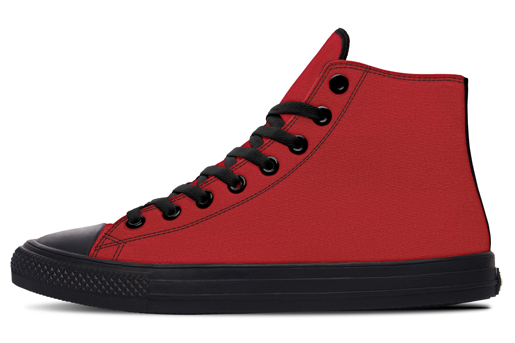 Purple And Red Mismatch High Tops (Wide)