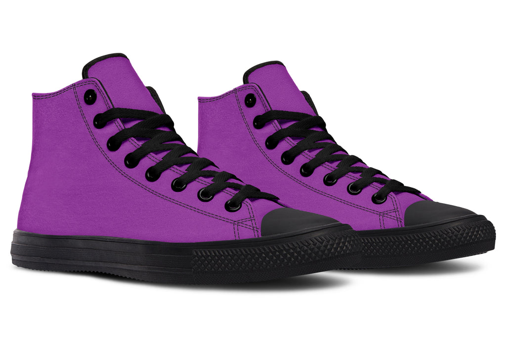 Purple Rain High Tops (Wide)
