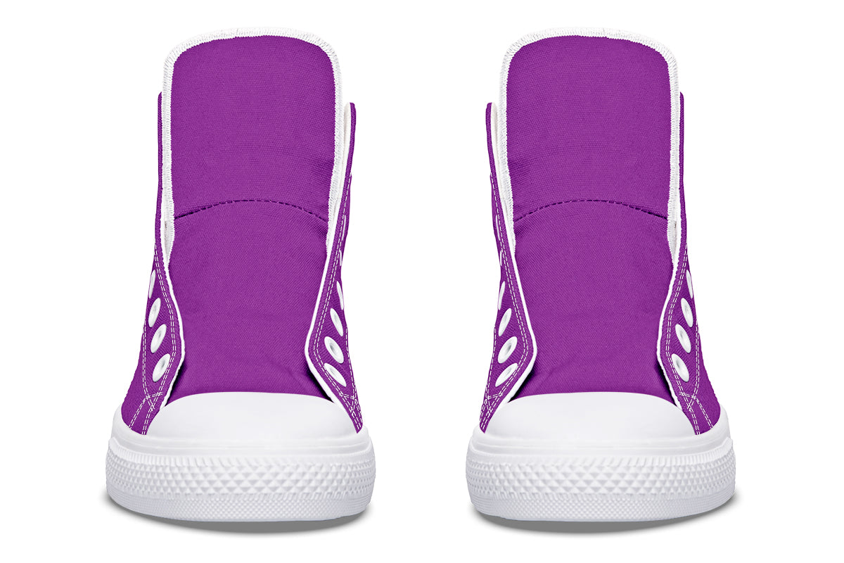 Purple Rain High Tops (Wide)