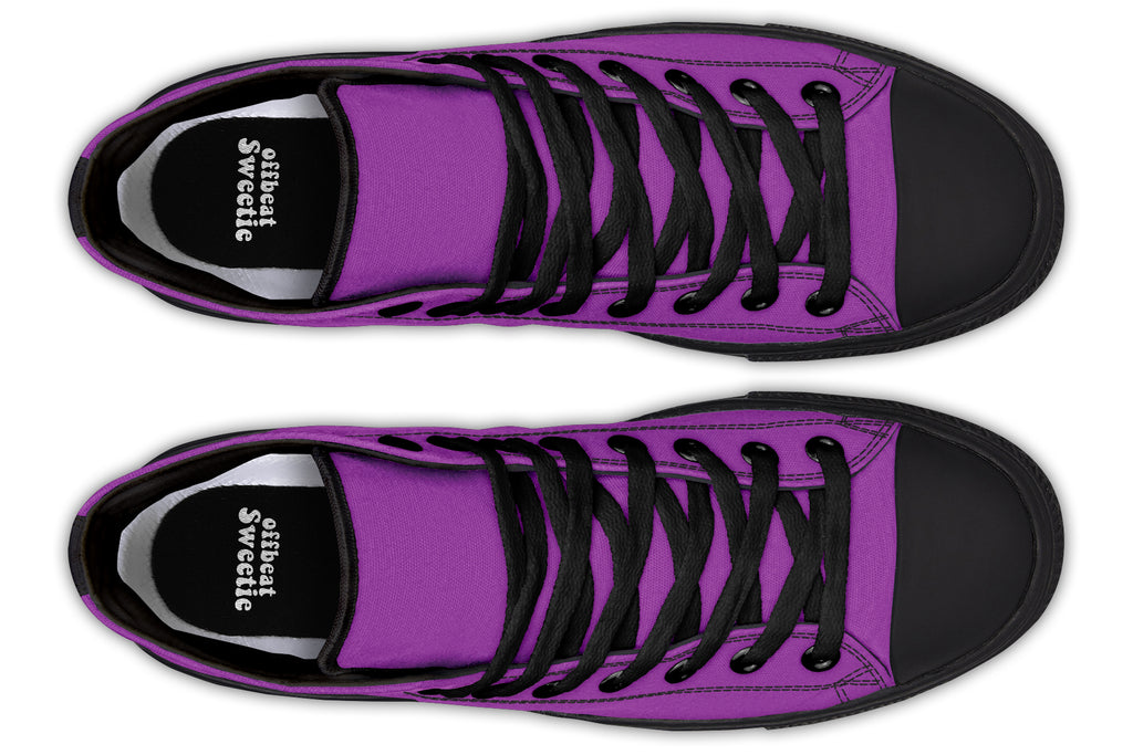 Purple Rain High Tops (Wide)