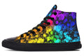 Rainbow Bubbles High Tops (Wide)