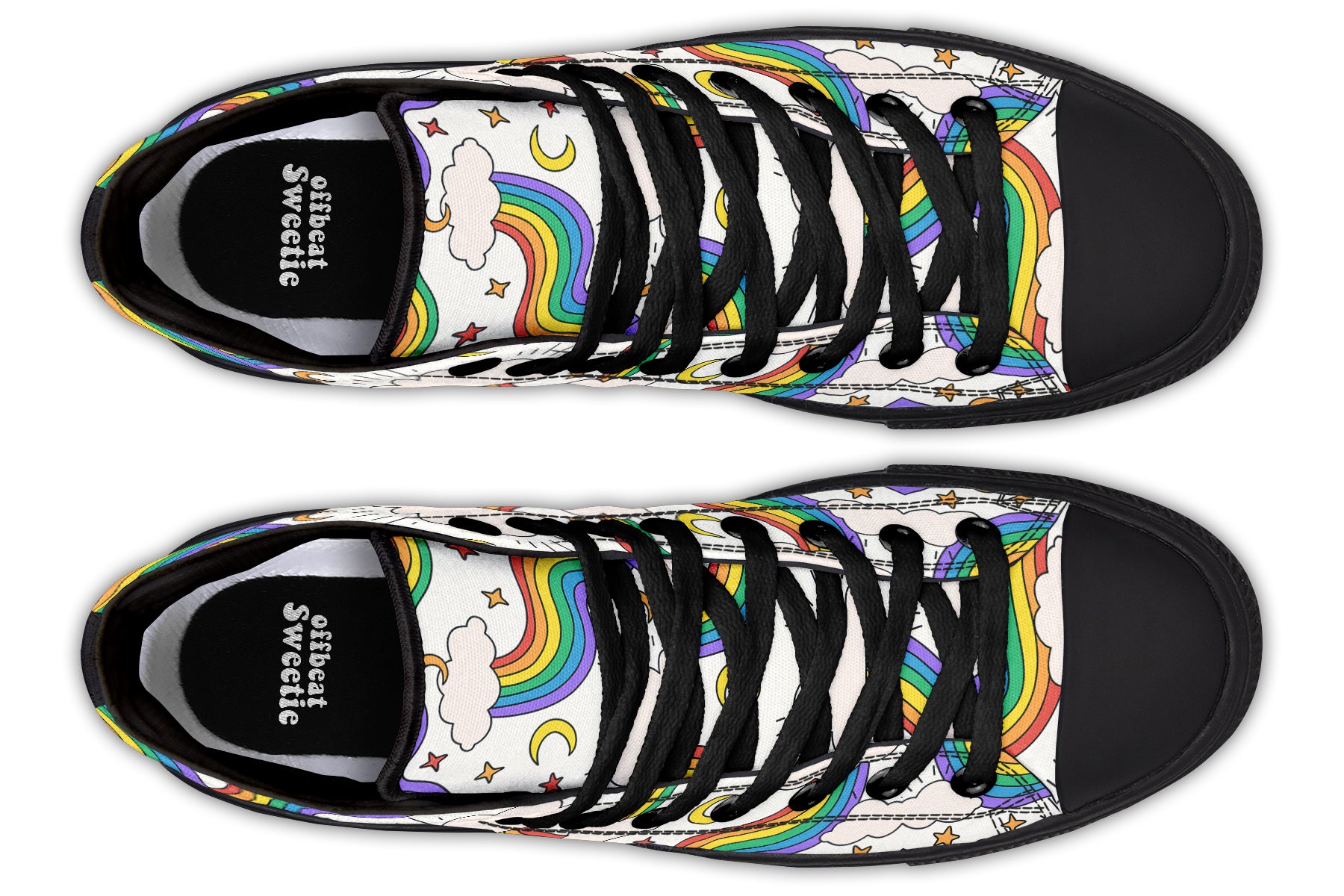 Rainbow Dreams High Tops (Wide)