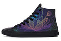 Rainbow Lotus Flowers High Tops - Offbeat Sweetie