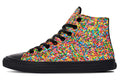 Rainbow Sprinkles High Tops - Offbeat Sweetie
