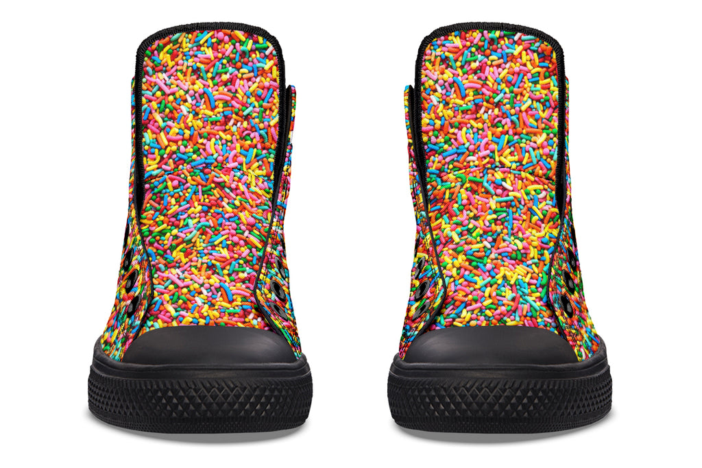 Rainbow Sprinkles High Tops (Wide)