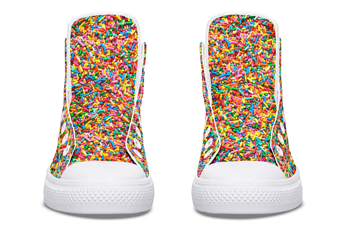 Rainbow Sprinkles High Tops (Wide)
