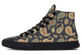 Retro Paisley High Tops (Wide)