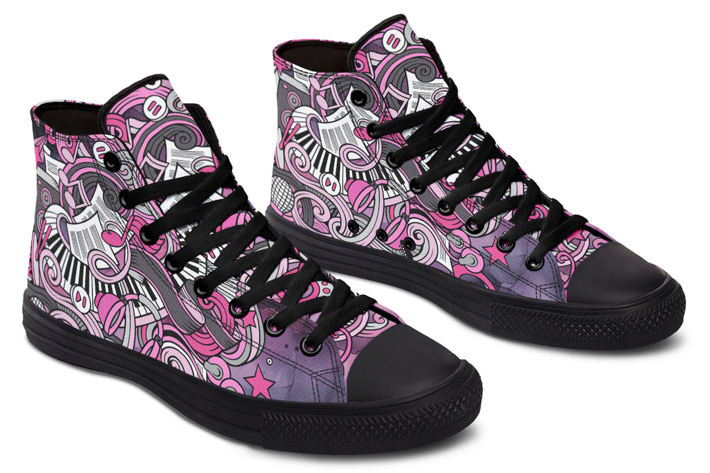 Rock Chic High Tops (Wide)